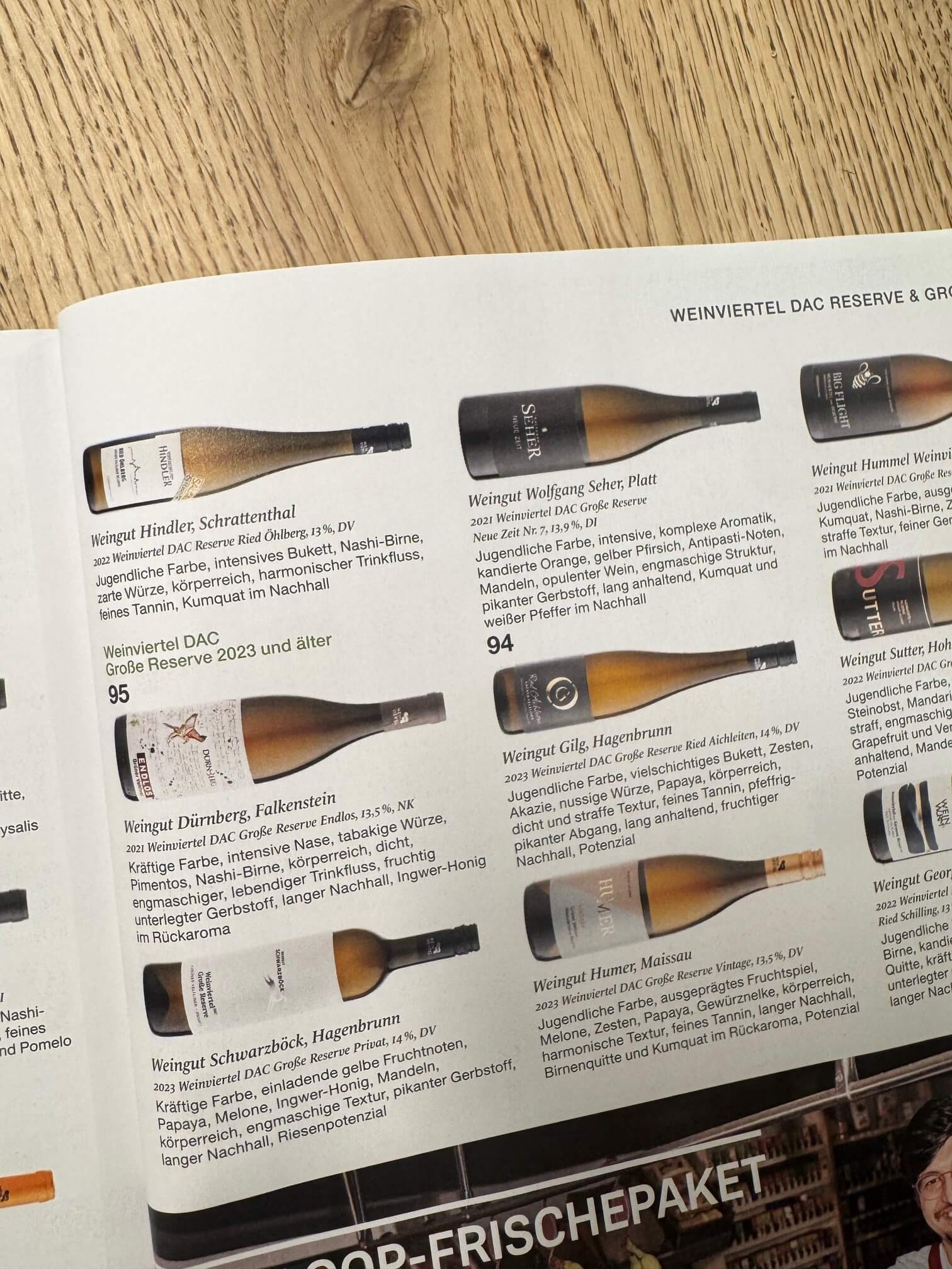 A la Carte Auszeichnung